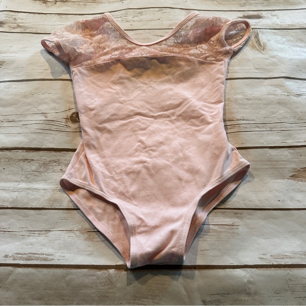 Pink ballet leotard vguc 110 4/5